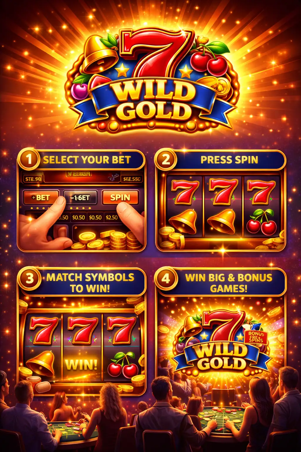Slot 7s Wildgold Gameplay Explained
